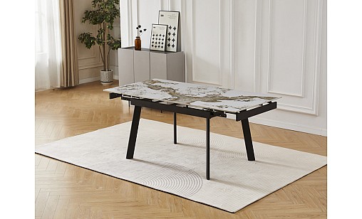 Стіл обідній Velvet 1200(1800)*900*760 Pandora Glossy