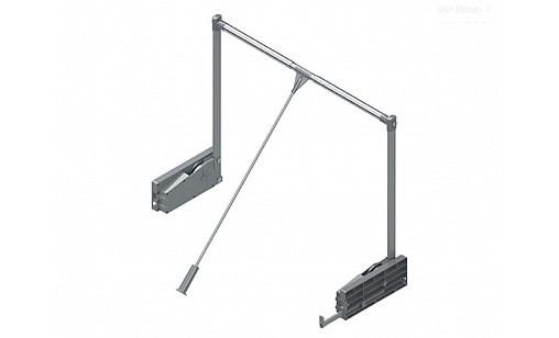 S-6013 Ліфт пантограф 800 мм 1150х140х850 сірий / хром