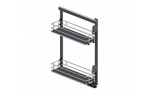 Карго боковое 150 левое хром/графит MAXIMA SILVA Rejs WE32.0013.43.781 металл   МДФ