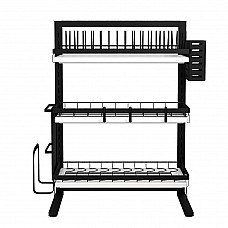 Полиця-сушарка для посуду Чорна