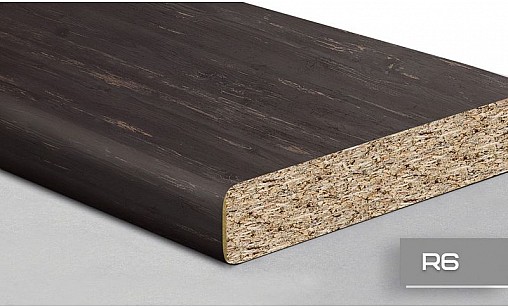 Стільниця LUXEFORM S523 Блеквуд 2U R6 3050х1200х38 мм