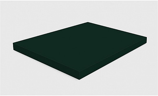 Фасад МДФ LUXEFORM MT-083 iS Оксамитовий Зелений Матовий (пластик в декор) 17,7 мм - idea