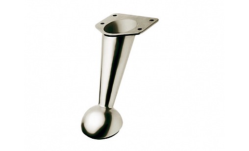 Ніжка DZ 01 G5 Нікель Матовий (Сатин) AL-AL Н=130мм ДС