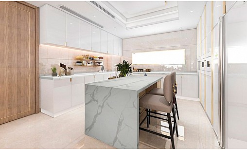 Стільниця LUXEFORM S946 Статуаріо 1U R3 4200х1200х38 мм вологост.