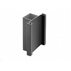 Профиль VELLO T вертикальный средний Чёрный 3м PA-VELLO-TD3M-20М GTV Профиль VELLO T вертикальный средний Чёрный 3м PA-VELLO-TD3M-20М GTV