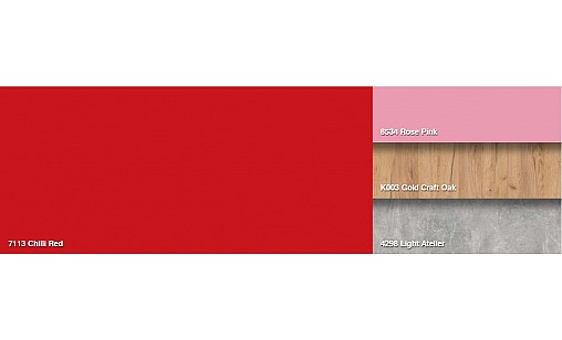 ДСП KronoSpan 7113 BS Красный Чили 2800х2070х18 мм