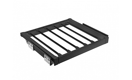 Вішак для брюк з дотягом ELITE 600 мм чорний WG-WSPOD60-20 GTV