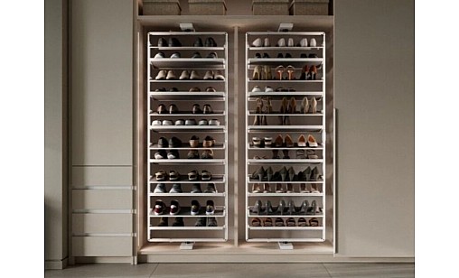 Поворотна полиця для взуття GTV ELITE (12 полиць) Білий WG-OBR12-10 GTV