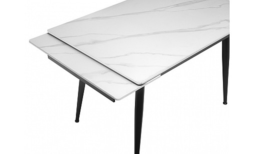 Стіл обідній Connor 1200(1800)*800*760 Snow White Matt