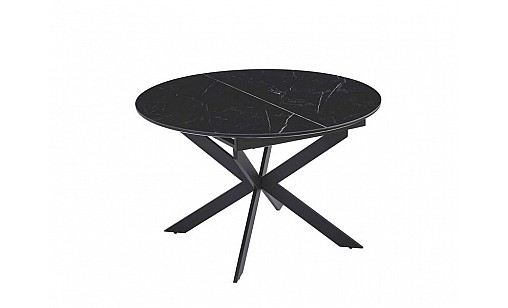 Стол обеденный Atlas 1050(1380)*760 Shks Black Matt