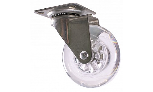 Ролик d-75 мм поліуретановий з пластиною ДС