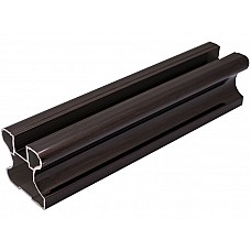 Профиль вертикальный закрытый L-5,1м Венге ДС ОптимаЛайн