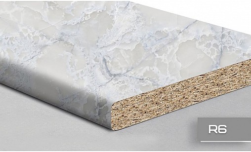 Стільниця LUXEFORM S353 Мармур Лаура 1U R6 3050х1200х28 мм