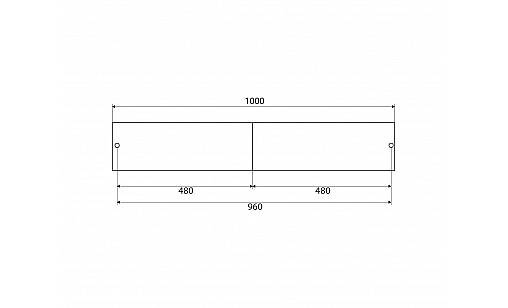 Ручка профільна DL 199/960 GR Графіт ДС