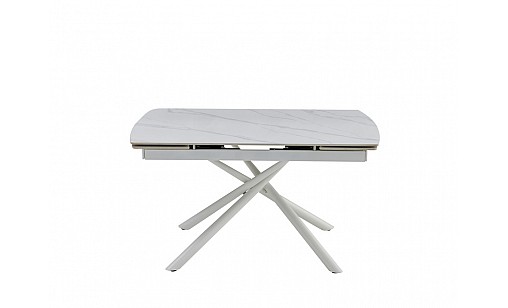 Стіл обідній Philip1400(2000)*900*750 Snow white Matt/white leg