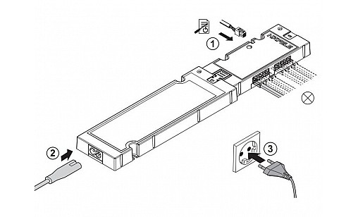 Драйвер Loox5 220-240V 12V 20 W PFC Hafele Драйвер Loox5 220-240V 12V 20 W PFC Hafele