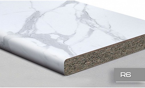 Стільниця LUXEFORM S946 Статуаріо 2U R6 3050х800х28 мм вологост.