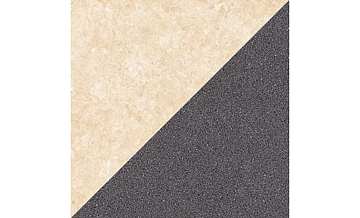 Стеновая панель KronoSpan K212 PA/K203 PE Мрамор Королевский Белый / Гранит Антрацит (Двусторонний) 4100х640х10 мм