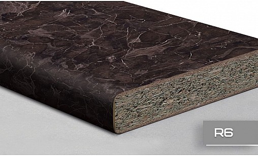 Стільниця LUXEFORM W131 Мармур Імператорський 2U R6 3050х600х38 мм вологост.