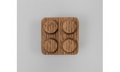 Ручка дерев'яна Block 40*40*25 мм