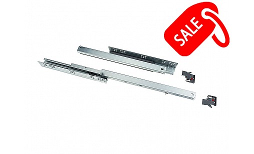 Тандем полного выдвижения с доводчиком Clip-on L-350мм16мм ДС ПремиумЛайн