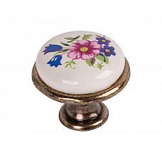 Ручка DG 191 G4/MLK1 Бронза Античная/Розовый Цветок ДС ОптимаЛайн