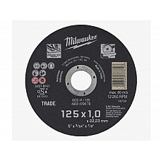 Диск відрізний по металу Trade SCS 41/125*1 PRO Milwaukee Диск відрізний по металу Trade SCS 41/125*1 PRO Milwaukee