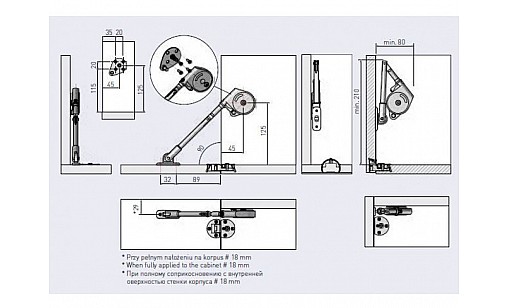 Ліфт маслянний нижній VIM (довге плече) PD-MDILIFT-P12-D GTV