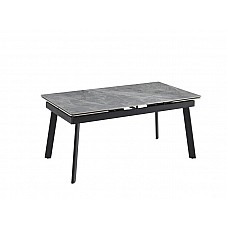 Стіл обідній Velvet 1600(2400)*900*760 Italy grey Glossy