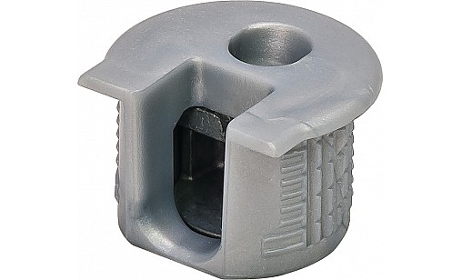 Рафикс алюминий без утолщения пласт. 16 мм глубина сверления 12,7 мм Hafele 263.10.203