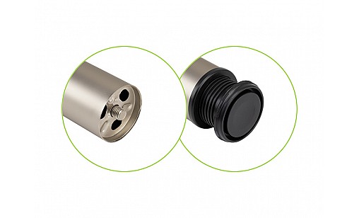 Опора H-1100мм d-60мм Матовий Нікель (Сатин) ДС СтандартЛайн