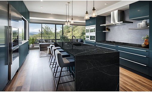 Стільниця LUXEFORM W155 Мармур Річмонд 1U R6 4200х1000х28 мм вологост.