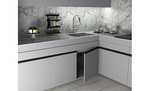 Ручка-профиль Н-2 18 мм L-3,95м накладная BLKM Черный Матовый ДС СтандартЛайн