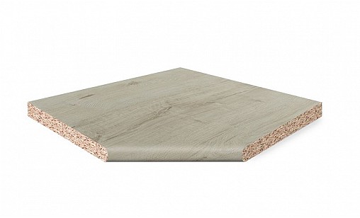 Кутовий елемент LUXEFORM L150 Дуб Брістоль 1U R6 850х850х38 мм