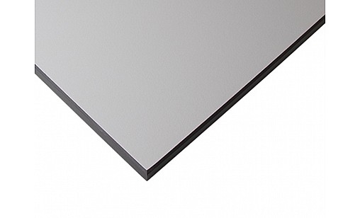 Компакт-плита FunderMax 0074 FH Pastel Grey / черное ядро 2040х640х12 мм