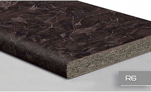 Стільниця LUXEFORM W131 Мармур Імператорський 2U R6 3050х600х28 мм вологост.