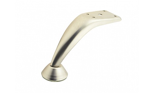 Ніжка для м'яких меблів  DZ 07/120 G5 Нікель Матовий (Сатин) Н=120 мм ДС