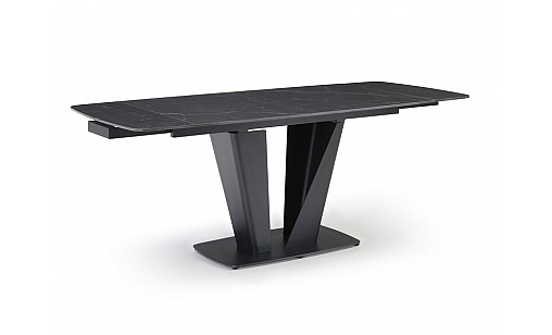 Стіл обідній Lamberg 1400(2000)*850*750 Shks Black Matt