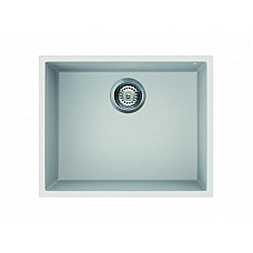 Мойка гранитная ELLECI Q 105 under top white k96