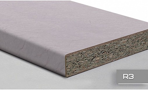 Стільниця LUXEFORM S967 Бiлий Камiнь 1U R3 3050х700х38 мм вологост.