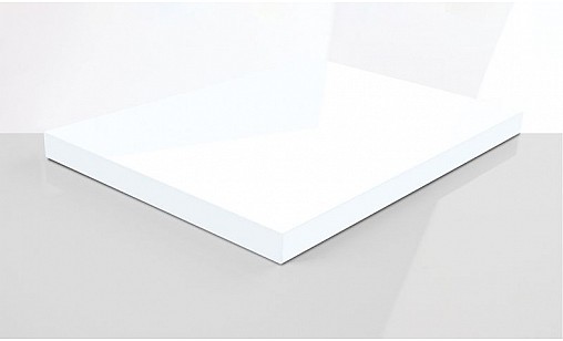 Панель МДФ LUXEFORM MT-AF-003U AS Белый Снег Матовый (пластик в декор) 2800х1300х18,4 мм - Acryl TopX 1800 (standard)