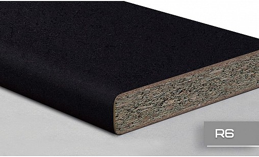 Стільниця LUXEFORM L015 Платиновий Чорний 2U R6 3050х600х38 мм вологост.