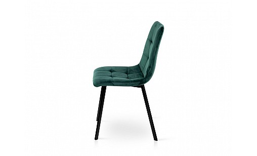 Стілець МЕНТОС чорний/велюр зелений Стілець МЕНТОС чорний/велюр зелений