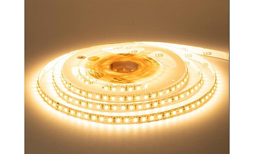 Стрічка світлодіодна 12V 2835 (3528)-120 WW IP20/9,6W теплий білий MТК