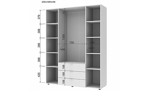 Шафа ASTI-4 Білий