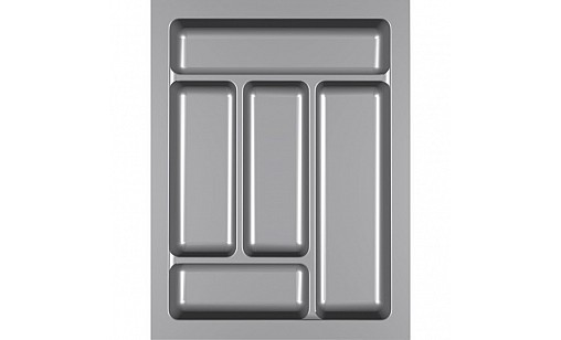 Лоток в секцію 400мм для кухонних приладів Сірий STANDART