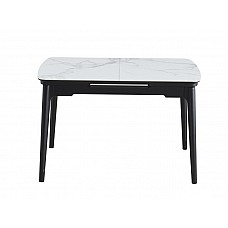 Стол обеденный Askold 1100(1400)*750*760 BL White Glossy Стол обеденный Askold 1100(1400)*750*760 BL White Glossy