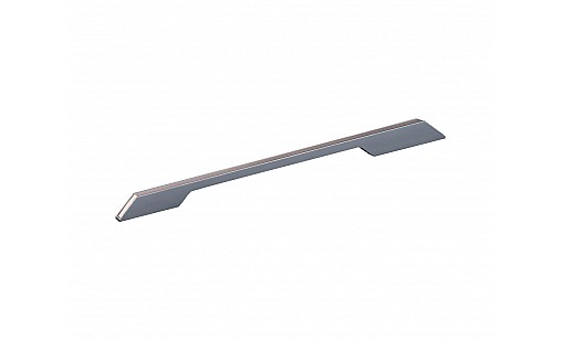 Ручка профільна DL 9355/0384 GR/ChSl Графіт/Шампань Рифлений ДС