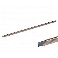 Ручка профільна DL 9389/850 ChSl/GR Шампань Рифлений/Графіт ДС