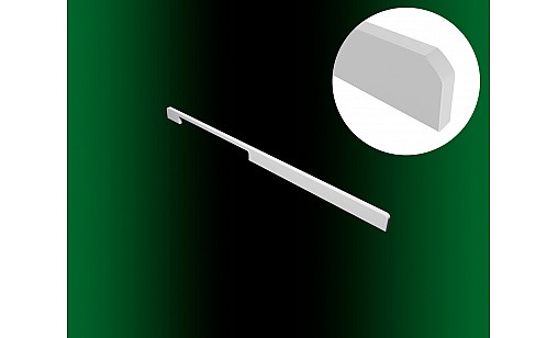 Ручка профільна DL 45/600 WT Білий ДС СтандартЛайн